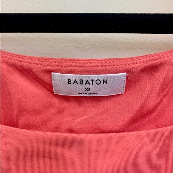 Babaton Contour Bodysuit size XS (coral pink) - Picture 2 of 3